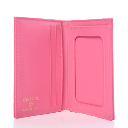Chanel Caviar Quilted Card Holder Wallet Pink 5 of 8