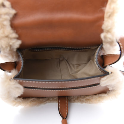 Chloe Small Grain Shiny Calfskin Small Marcie Round Crossbody Bag Caramel 4 of 8