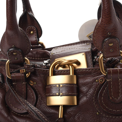 Chloe Calfskin Paddington Satchel Chocolate 10 of 14