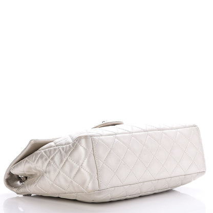 Chanel Metallic Lambskin Quilted Maxi Single Flap Silver 5 of 13