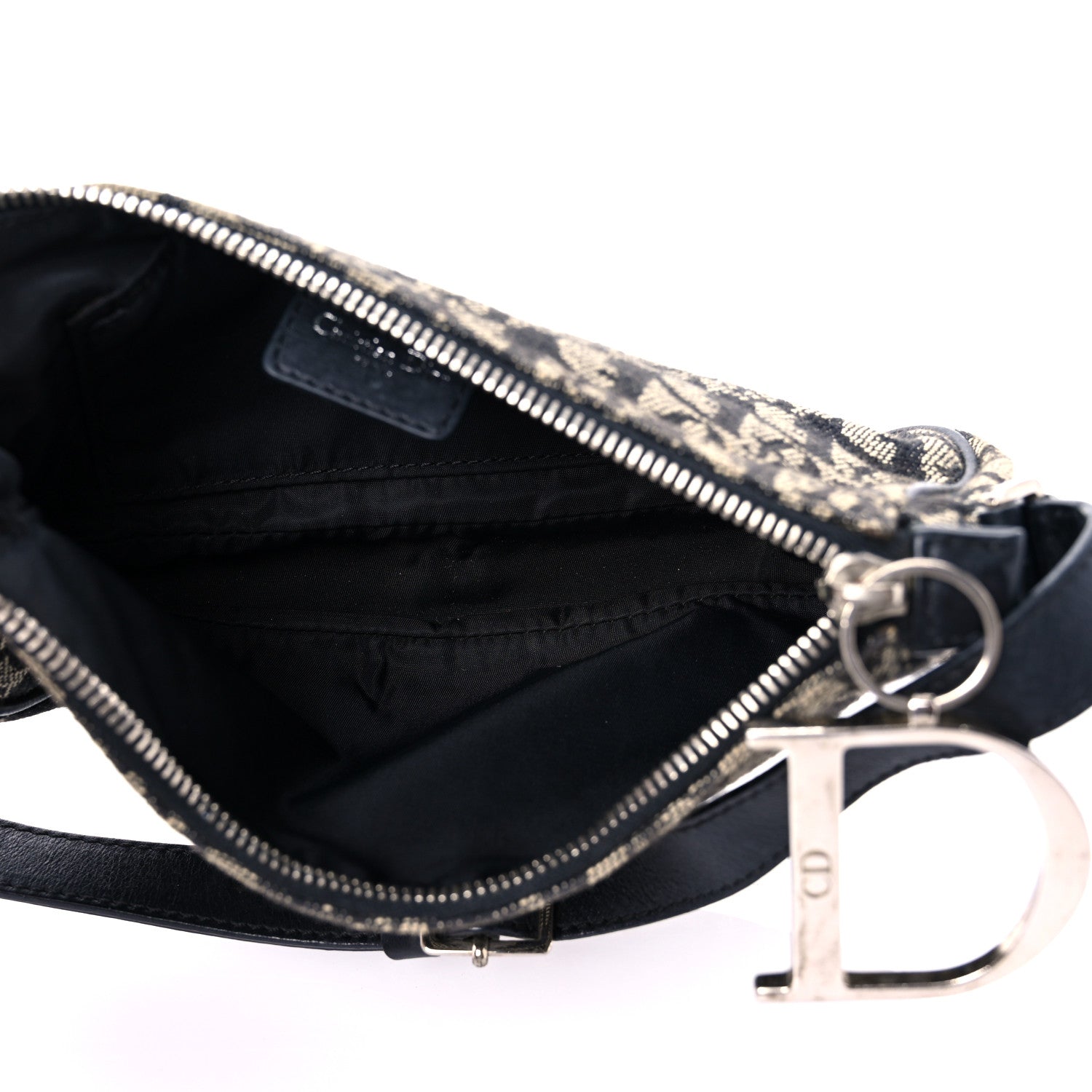 Christian Dior Monogram Shoulder Bag Pochette Blue 4 of 14