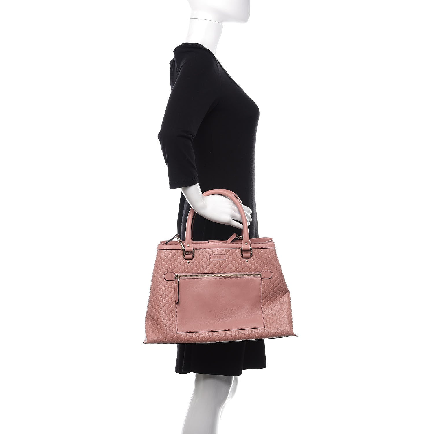Gucci Soft Microguccissima Medium Tote Soft Pink 3 of 19