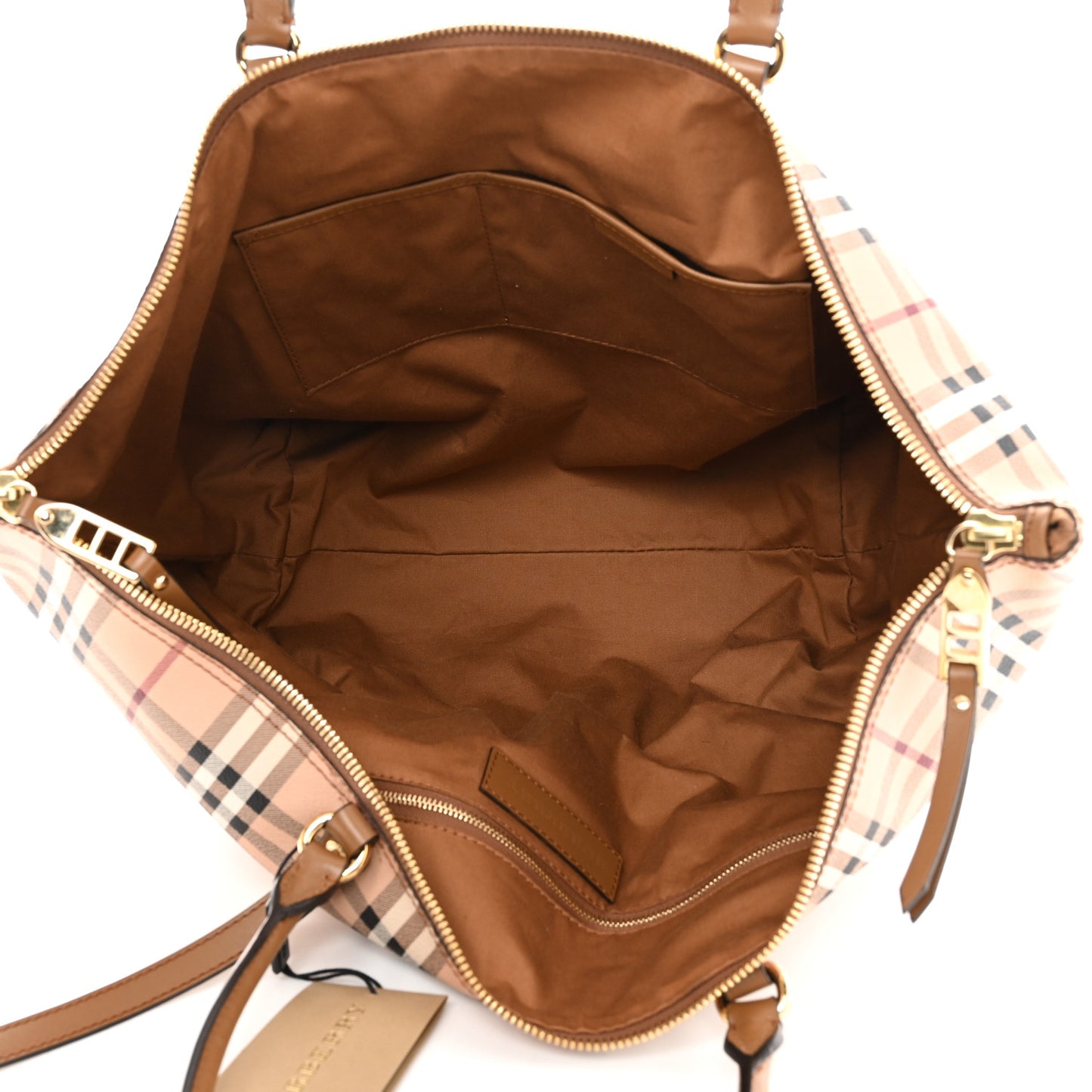Haymarket Check Medium Salisbury Tote Camel