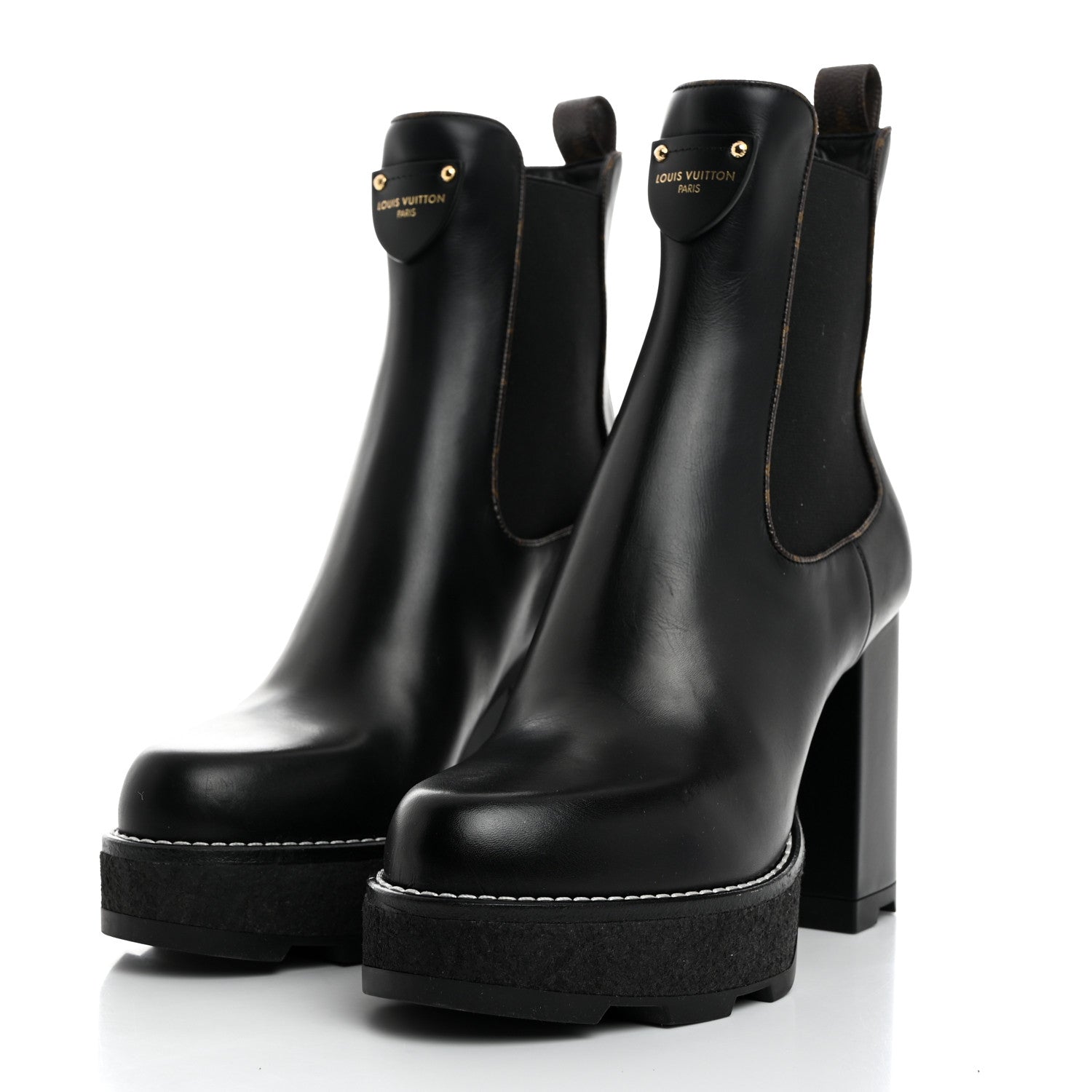 Louis Vuitton LV Beaubourge Ankle Boot 40 Black 3 of 8