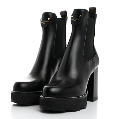 Louis Vuitton LV Beaubourge Ankle Boot 40 Black 3 of 8