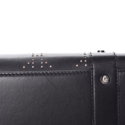 Christian Dior Calfskin Cannage Perforated Small Lady Dior East West Black 13 of 13