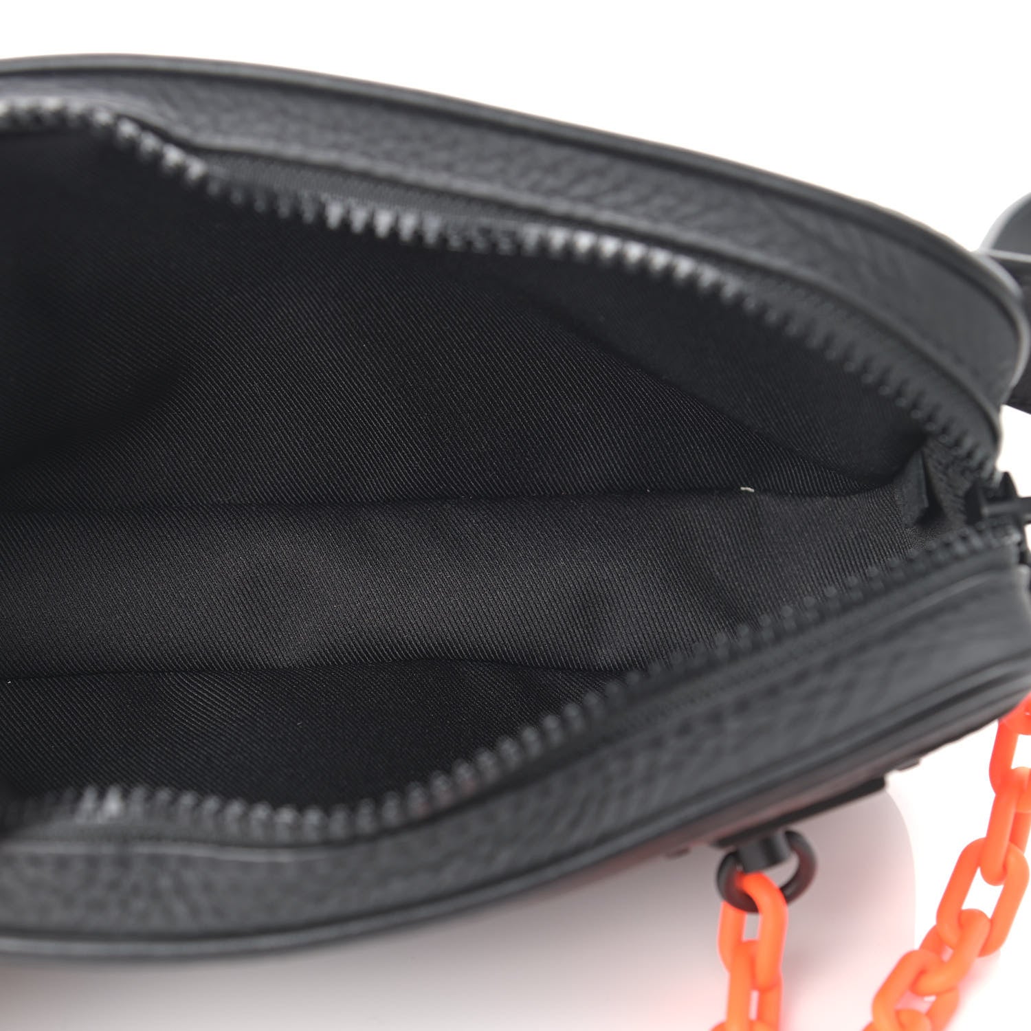 Louis Vuitton Taurillon Monogram Uniformes Solar Ray Soft Pochette Volga Belt Bag Black 5 of 10