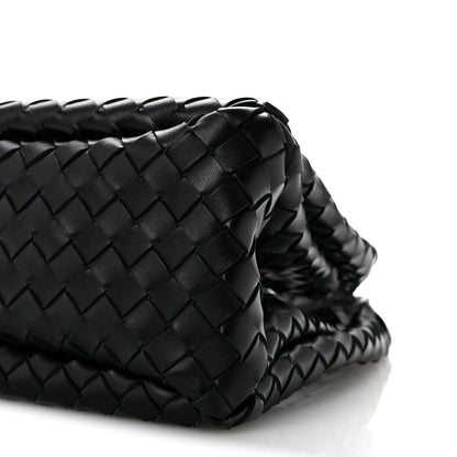 Bottega Veneta Nappa Intrecciato Small Campana Shoulder Bag Black 9 of 10