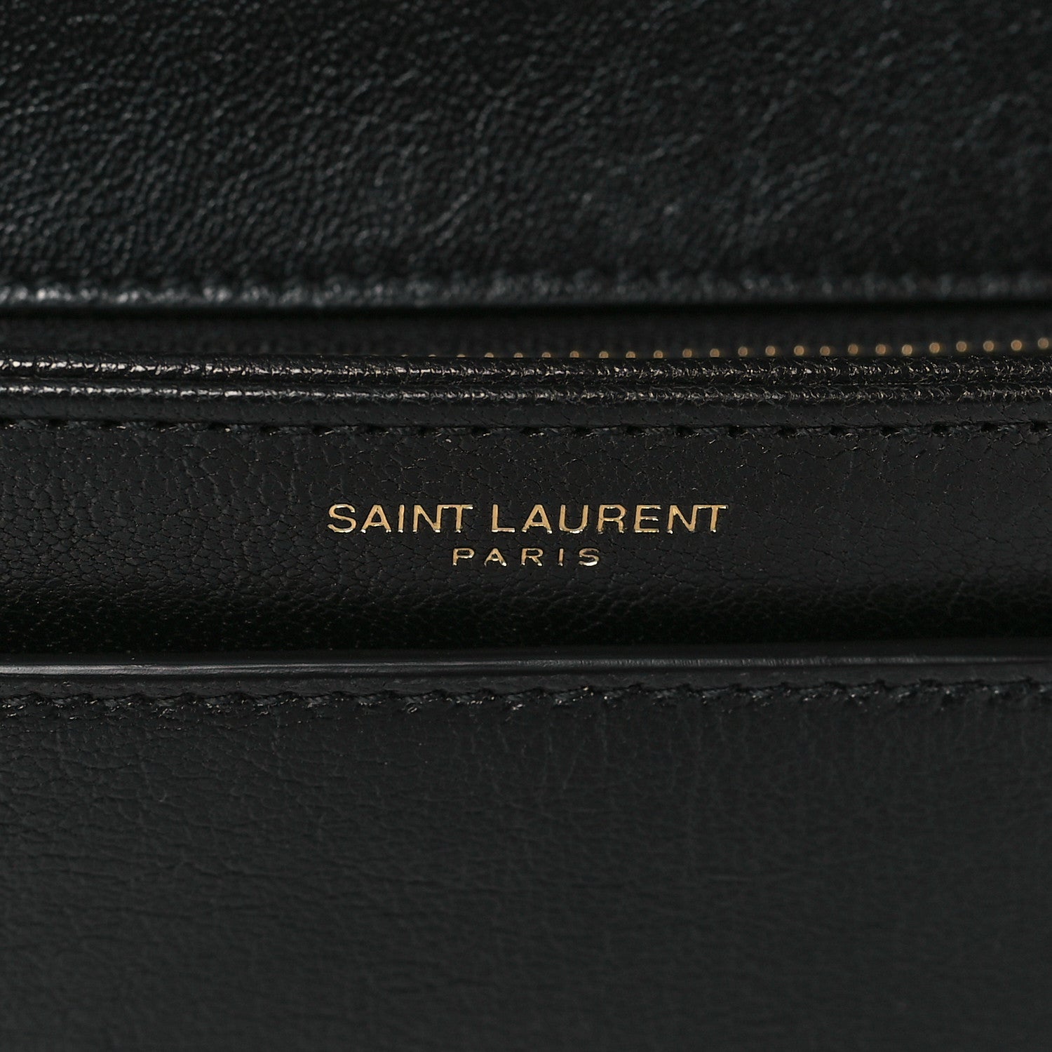 Saint Laurent Lambskin Matelasse Amalia Chain Shoulder Bag Black 6 of 9