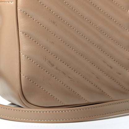 Saint Laurent Calfskin Matelasse Monogram Lou Camera Bag Dark Latte 5 of 7