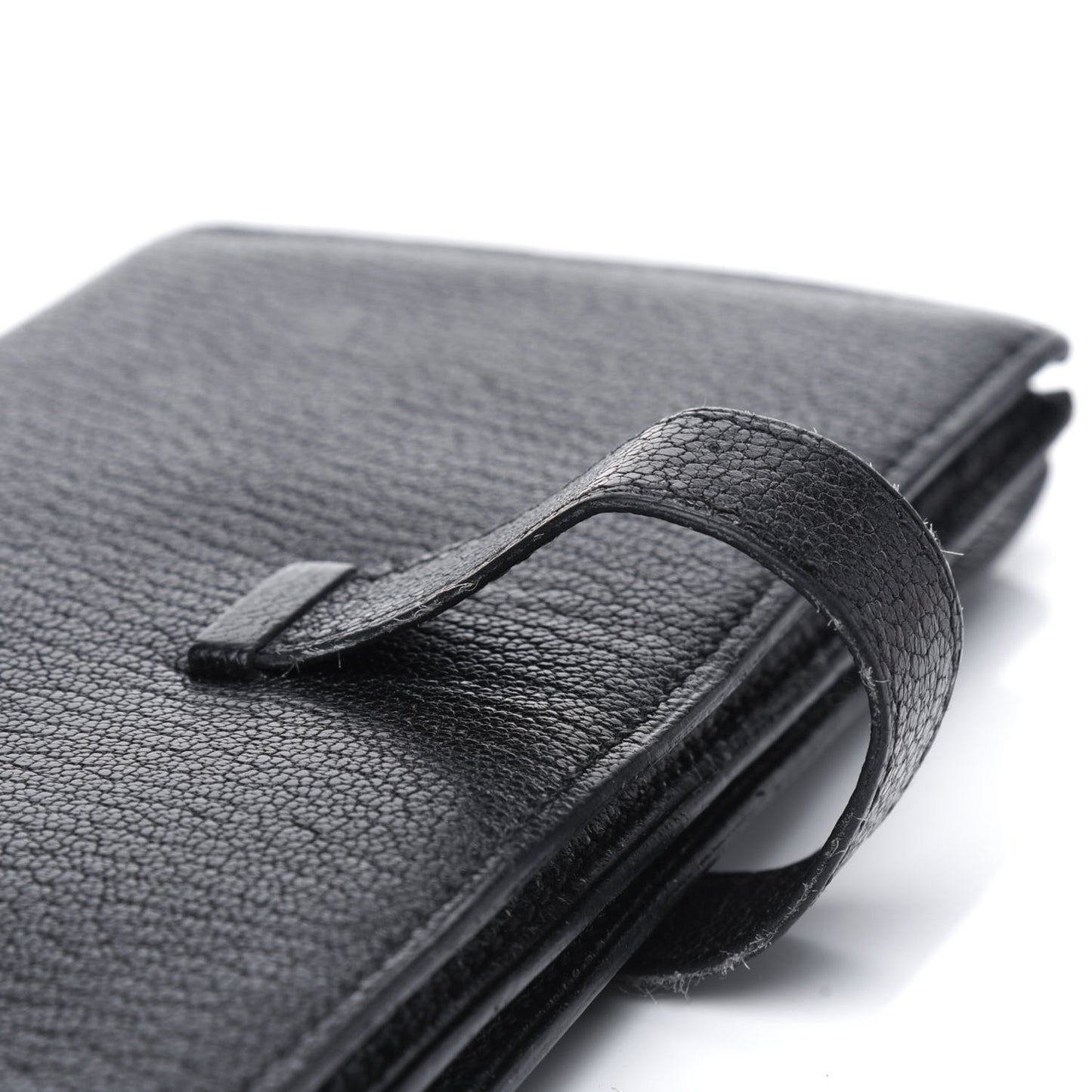 Chevre Mysore Bearn Gusset Wallet Black