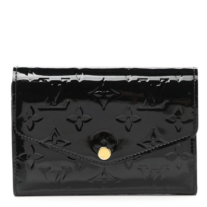 Louis Vuitton Vernis Sarah Compact Wallet Black Magnetique 1 of 6
