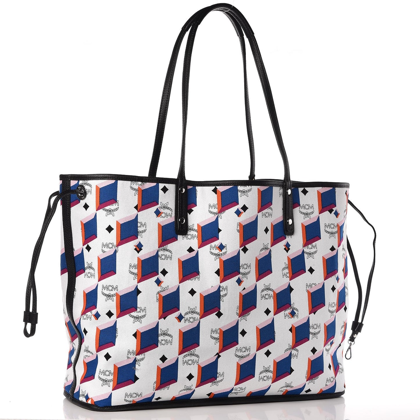 Visetos Reversible Shopper Tote Blue
