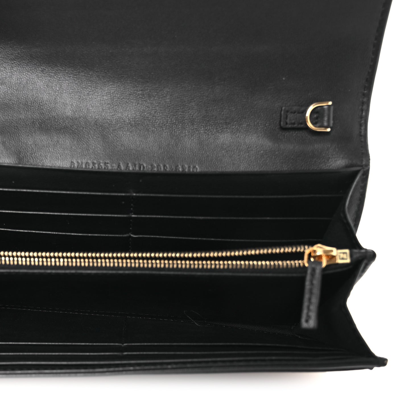 Nappa Matisse FF Embossed Continental Wallet Black