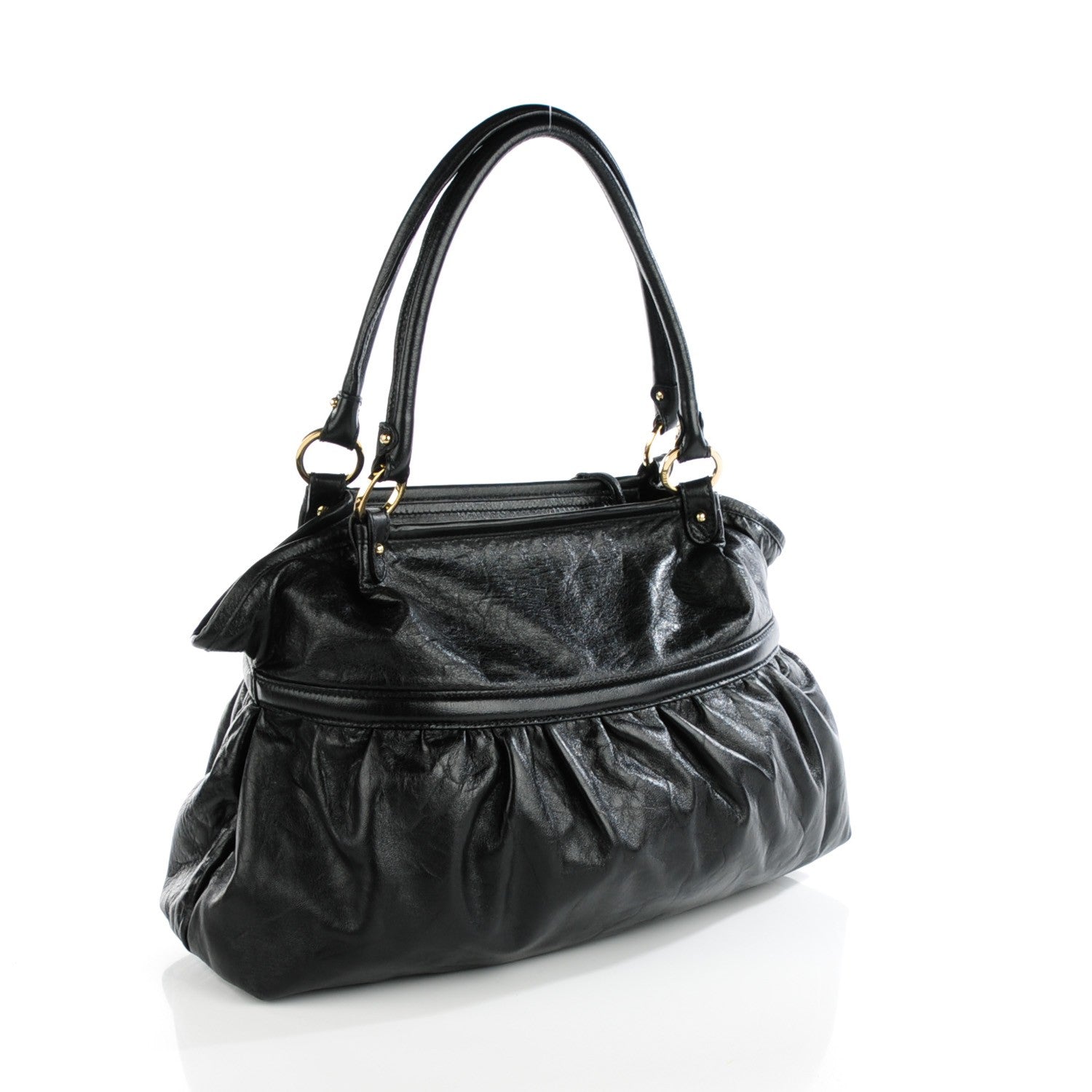 Fendi Calfskin Large Chef Shopper Tote Black 3 of 9