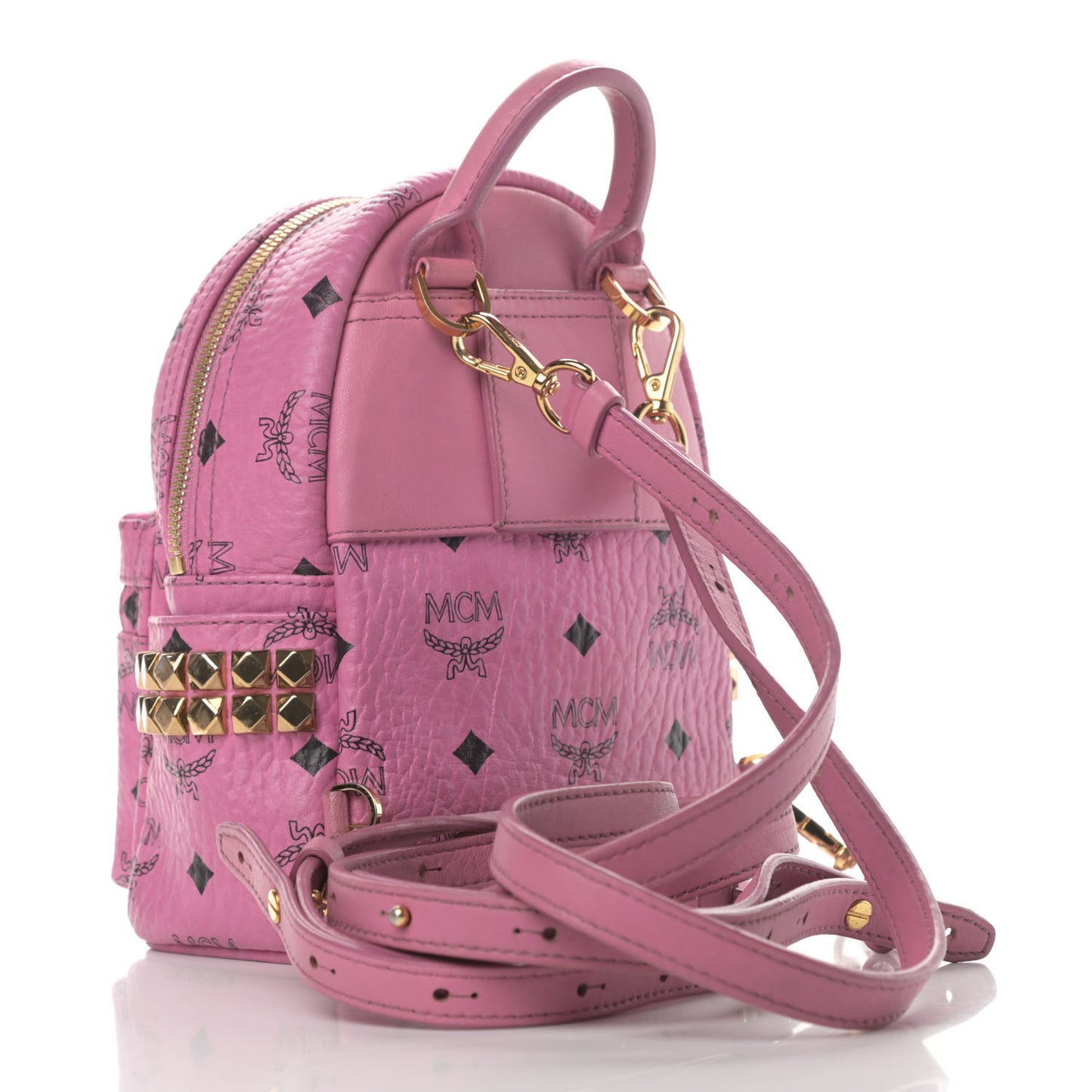 Visetos Side Stud X-Mini Stark Bebe Boo Backpack Pink