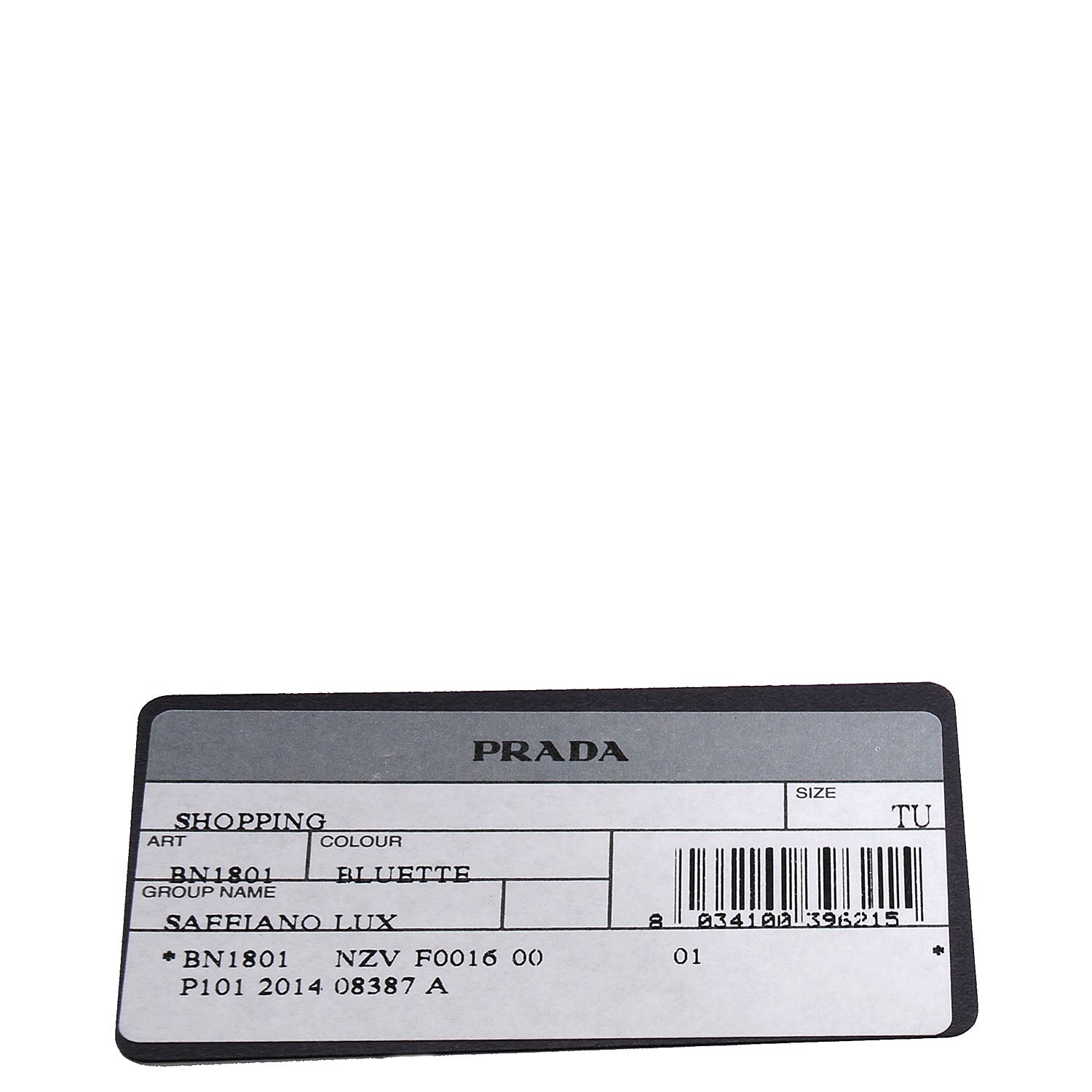 Prada Saffiano Lux Small Double Zip Tote Bleuette 14 of 14