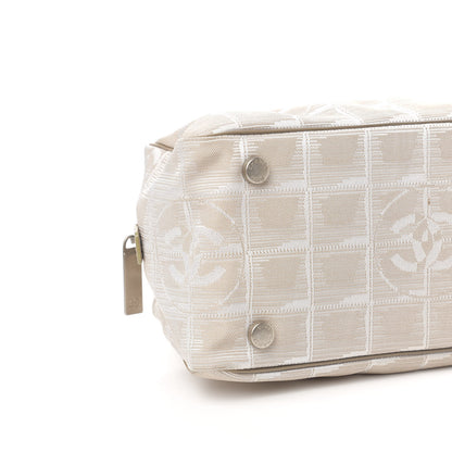 Chanel Nylon Travel Bowler Beige 9 of 11