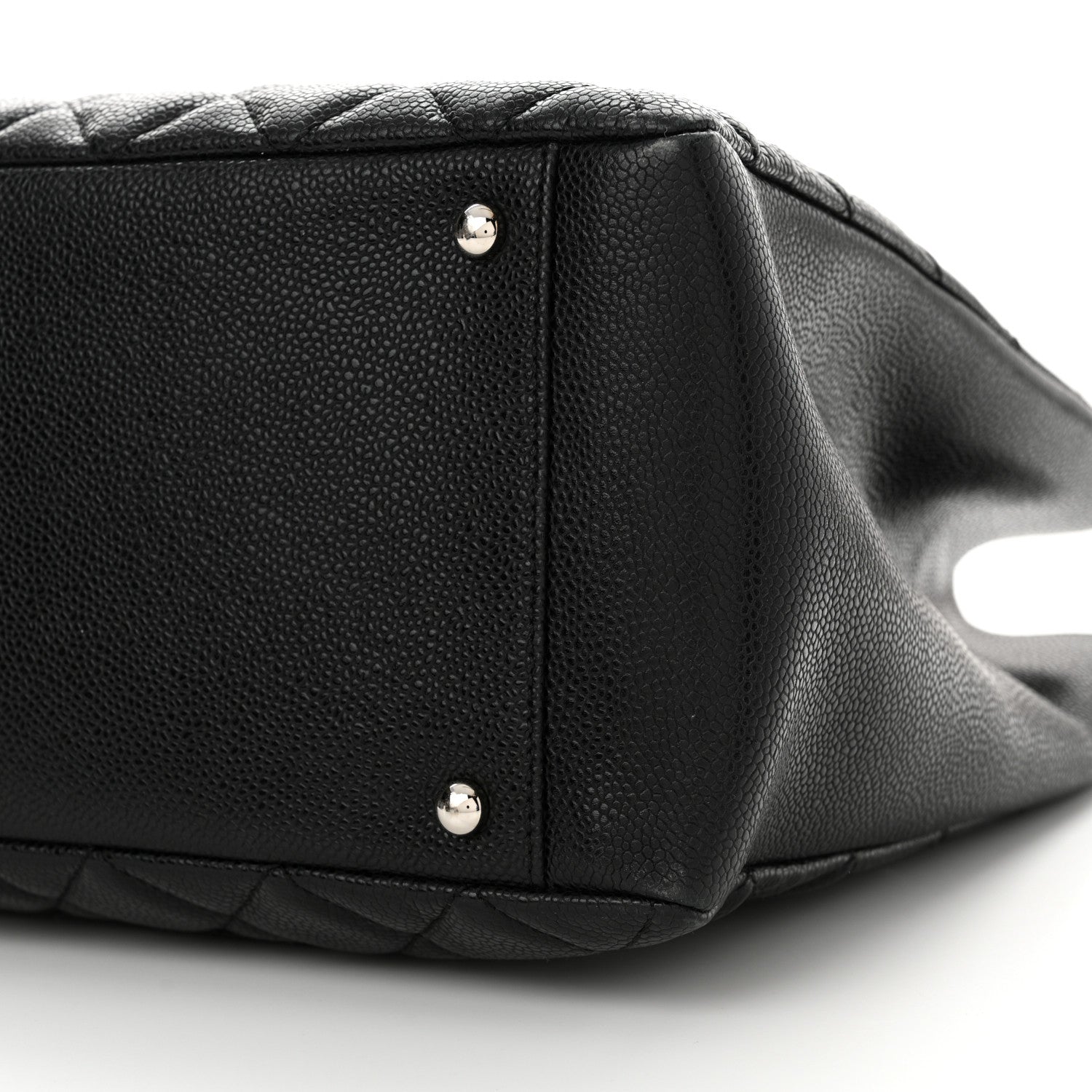 Chanel Caviar Quilted XL Grand Shopping Tote GST Black 10 of 12