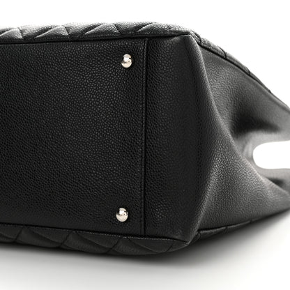 Chanel Caviar Quilted XL Grand Shopping Tote GST Black 10 of 12