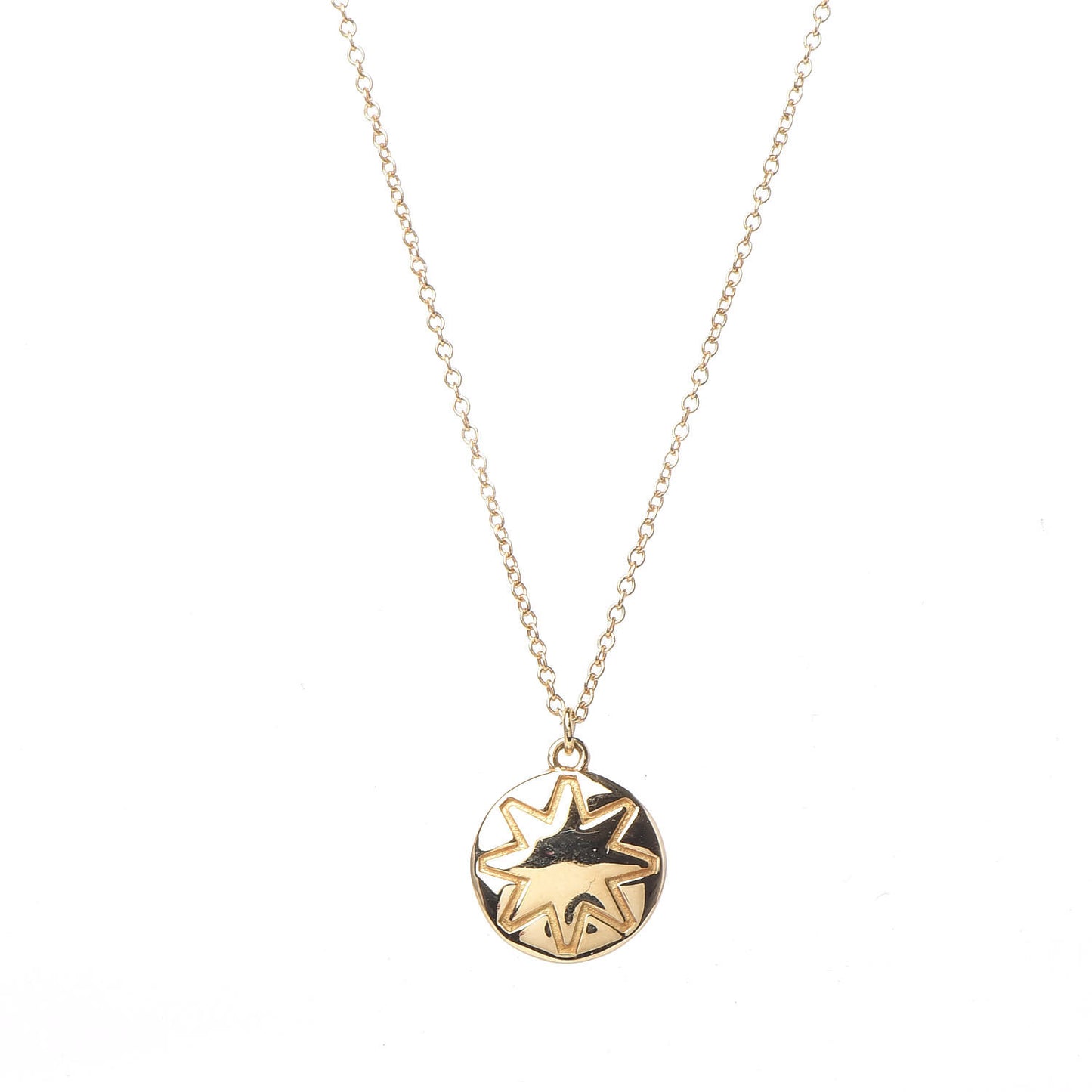 18K Yellow Gold Diamond Paloma Picasso Venezia Stella Pendant Necklace