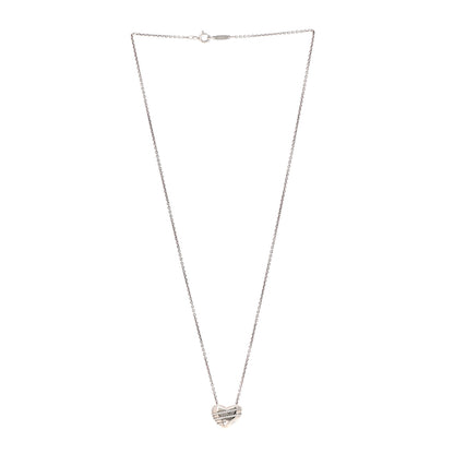 Tiffany Sterling Silver Heart Arrow Pendant Necklace 3 of 7