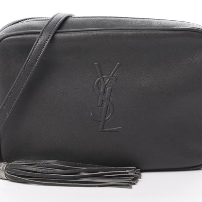 Saint Laurent Lambskin Monogram Small Lou Camera Bag Asphalt 8 of 14