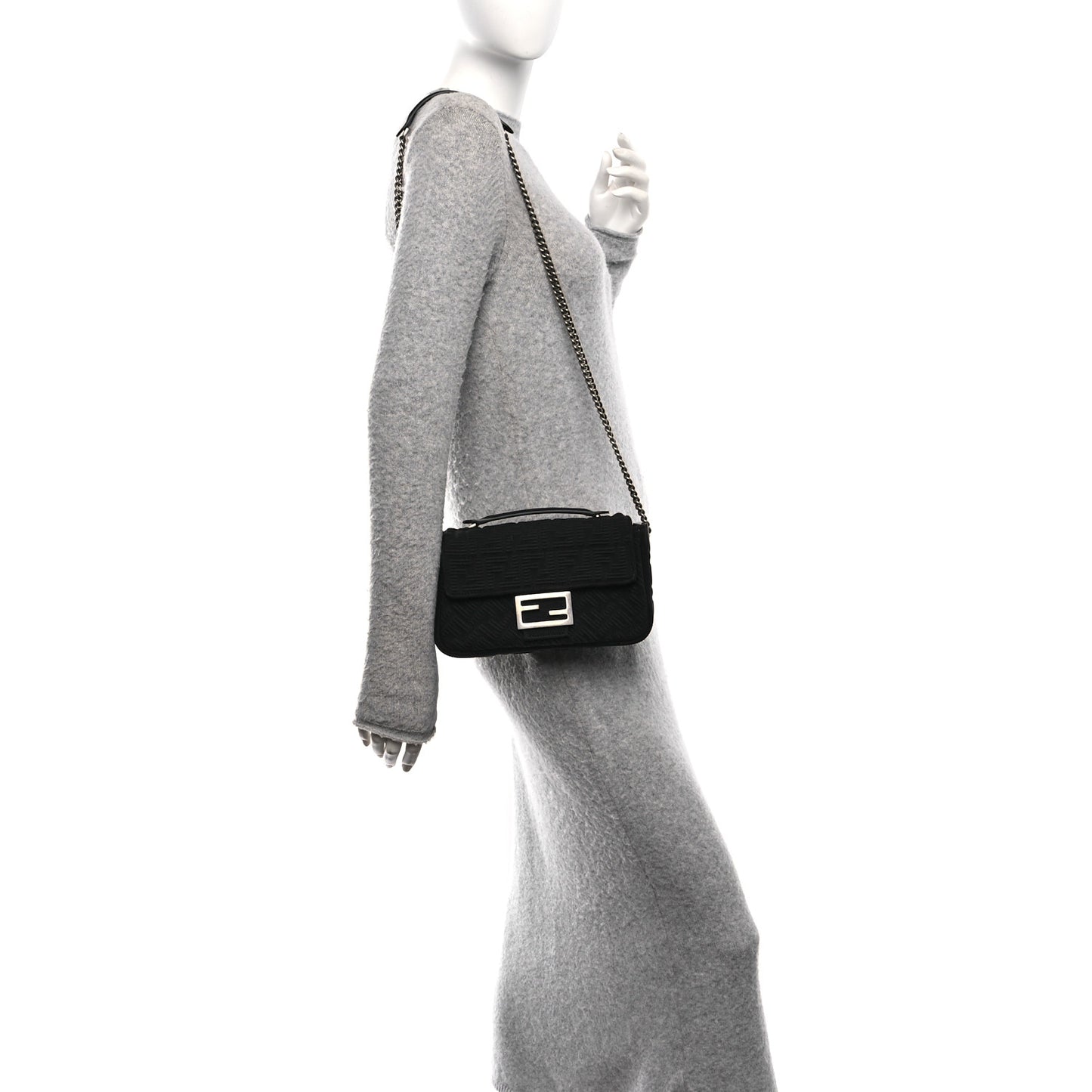 Technical Fabric FF Midi Chain Baguette Black