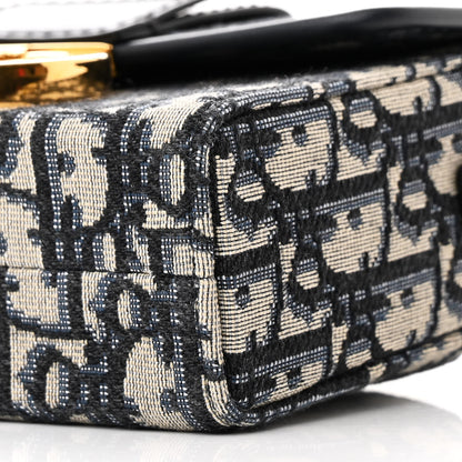 Christian Dior Oblique 30 Montaigne Box Bag Blue 10 of 14