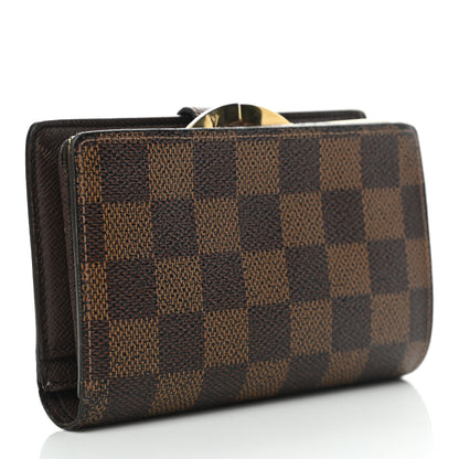 Louis Vuitton Damier Ebene French Purse Wallet 2 of 8