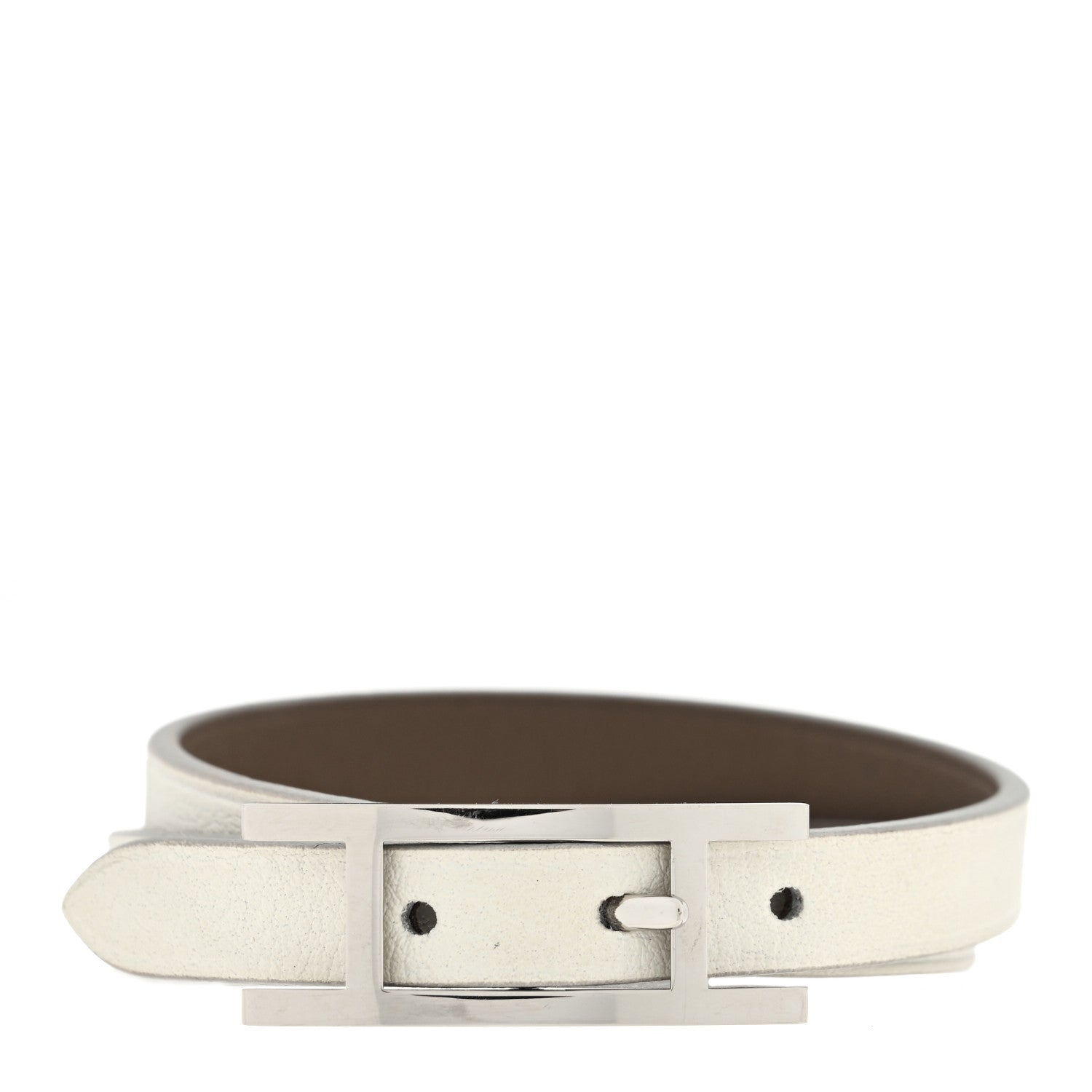 Hermes Swift Behapi Double Tour Bracelet Etoupe Nata 1 of 4