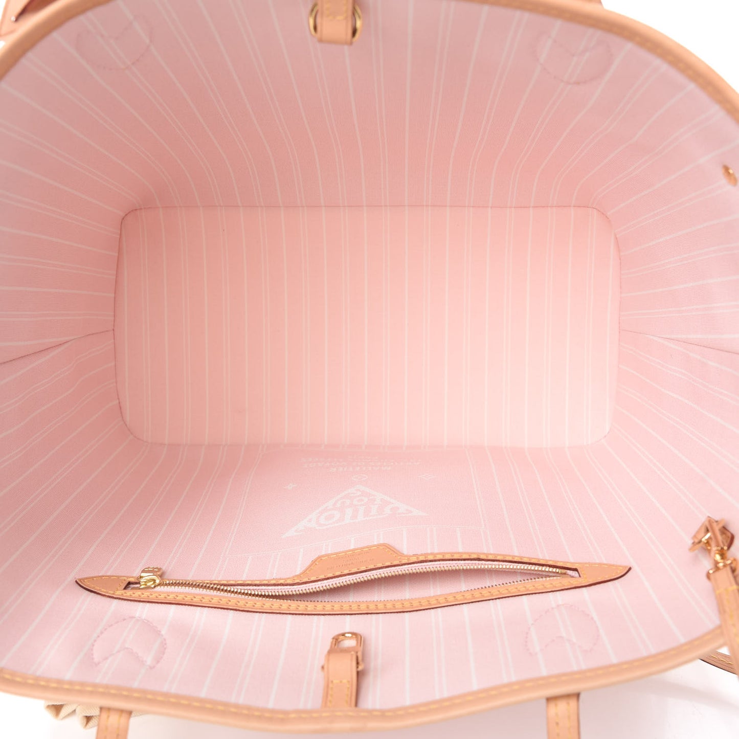Monogram Giant By The Pool Neverfull MM Light Pink