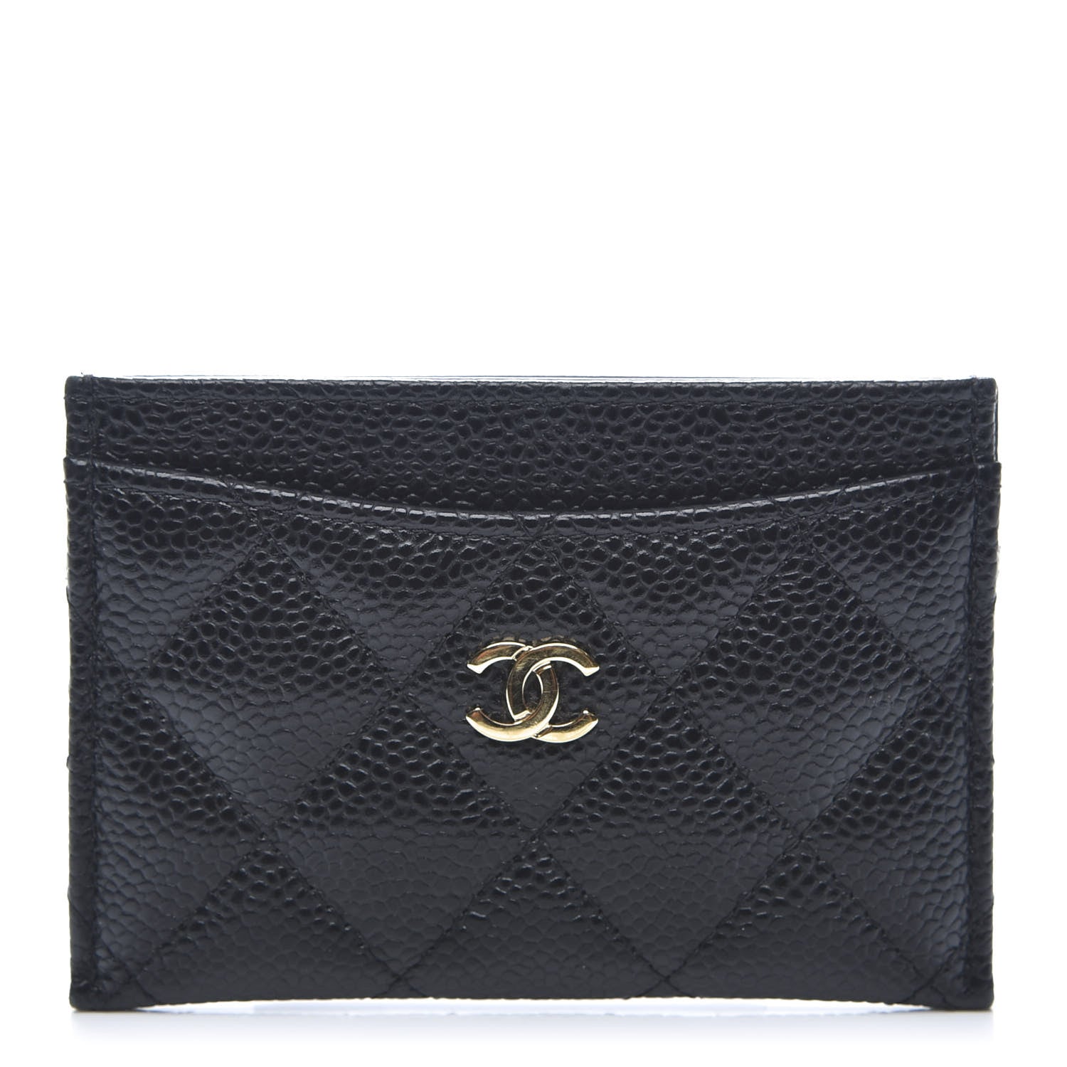 Chanel Caviar Quilted Card Holder Black 1 of 10