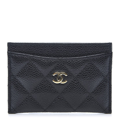 Chanel Caviar Quilted Card Holder Black 1 of 10