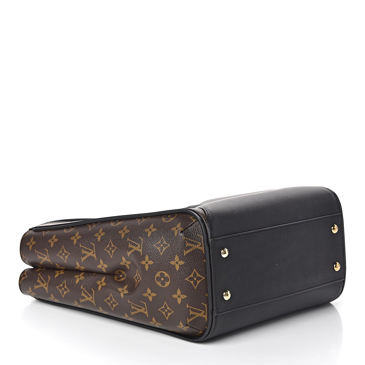 Calfskin Monogram Kimono Tote Black