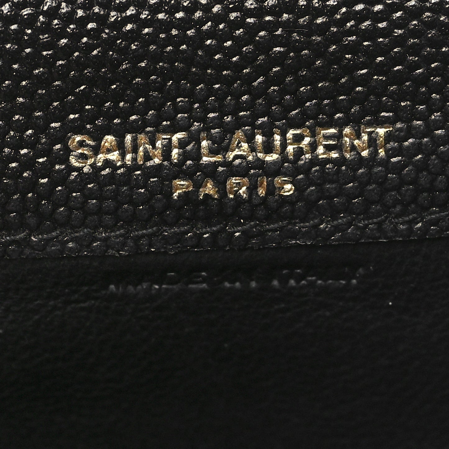 Grain De Poudre Uptown Monogram Card Case Black