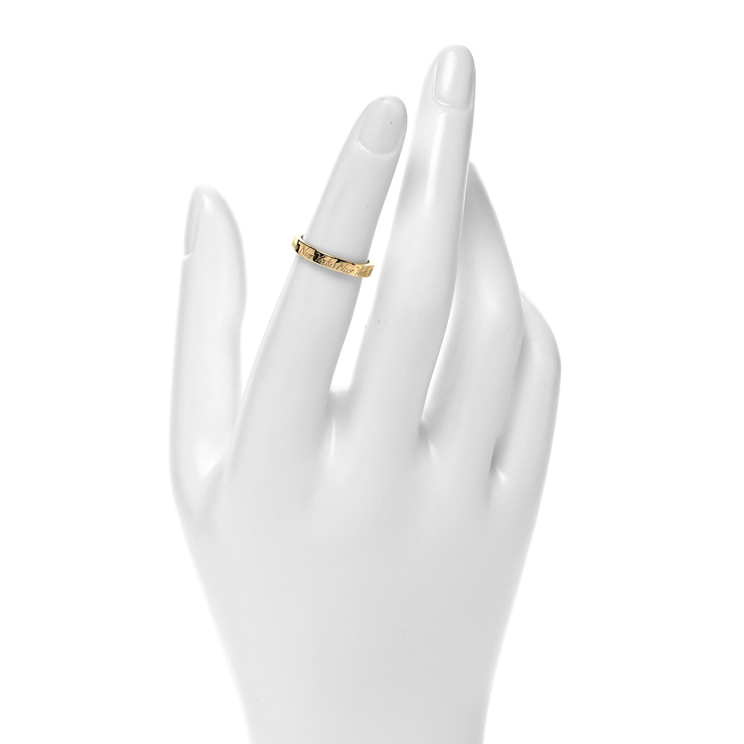 Tiffany 18K Yellow Gold Notes Ring 47 4 2 of 4