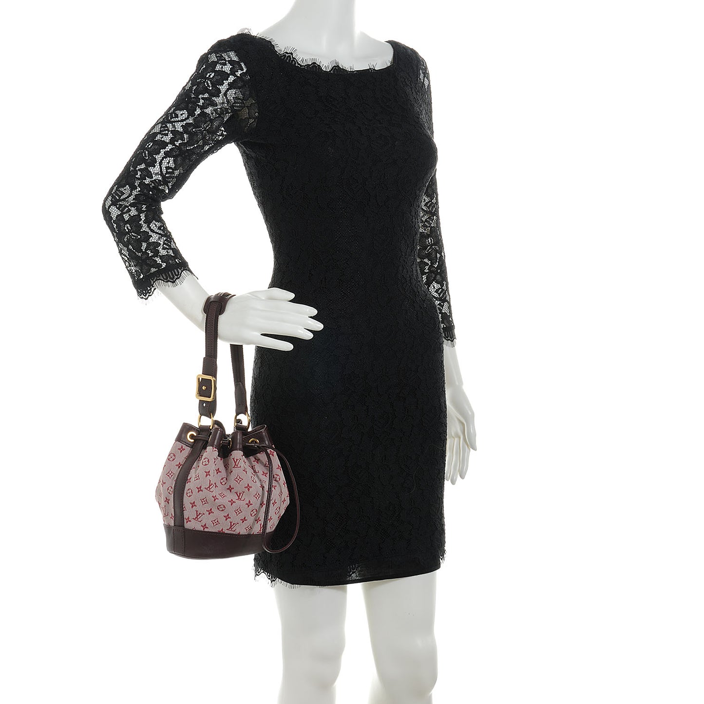 Mini Lin Monogram Noelie Cherry