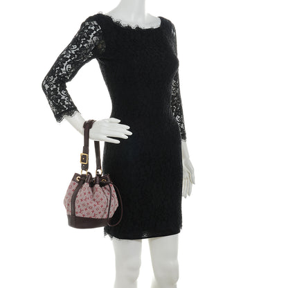 Louis Vuitton Mini Lin Monogram Noelie Cherry 2 of 8