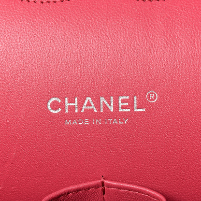 Chanel Caviar Quilted Maxi Double Flap Dark Pink 6 of 17