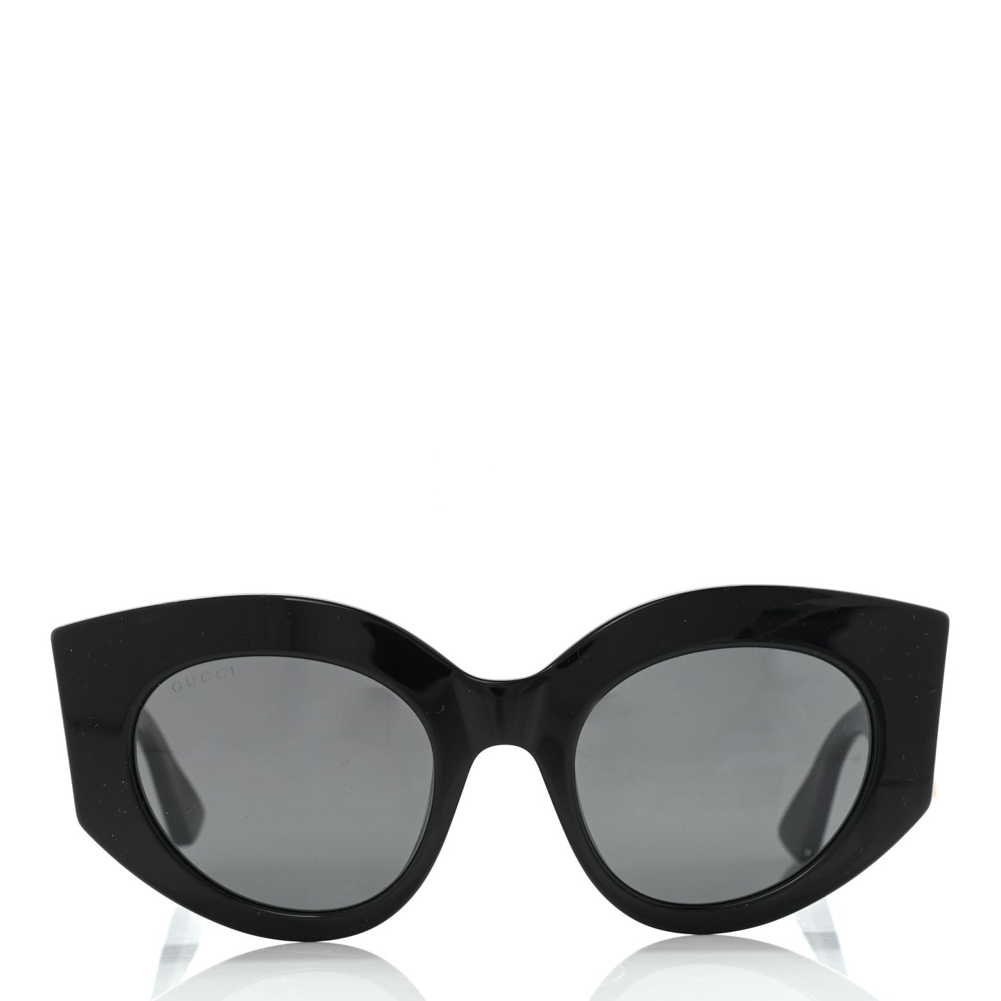 Acetate Oversized Rectangle Frame Web Sunglasses GG 0275/S Black