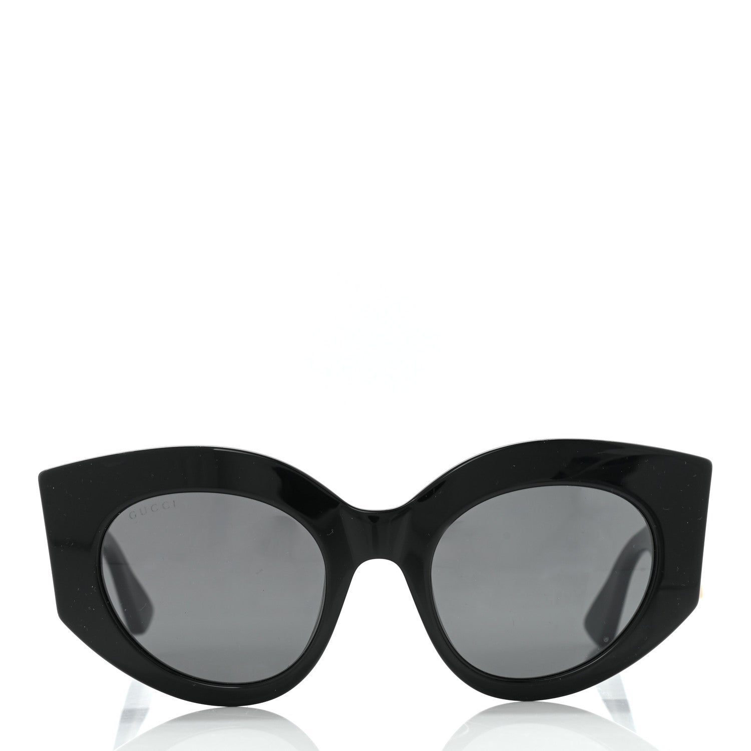 Gucci Acetate Oversized Rectangle Frame Web Sunglasses GG 0275/S Black 2 of 7