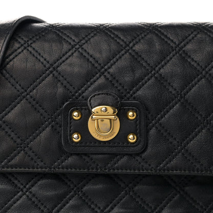 Marc Jacobs Lambskin Quilted The XL Single Flap Black 7 of 9