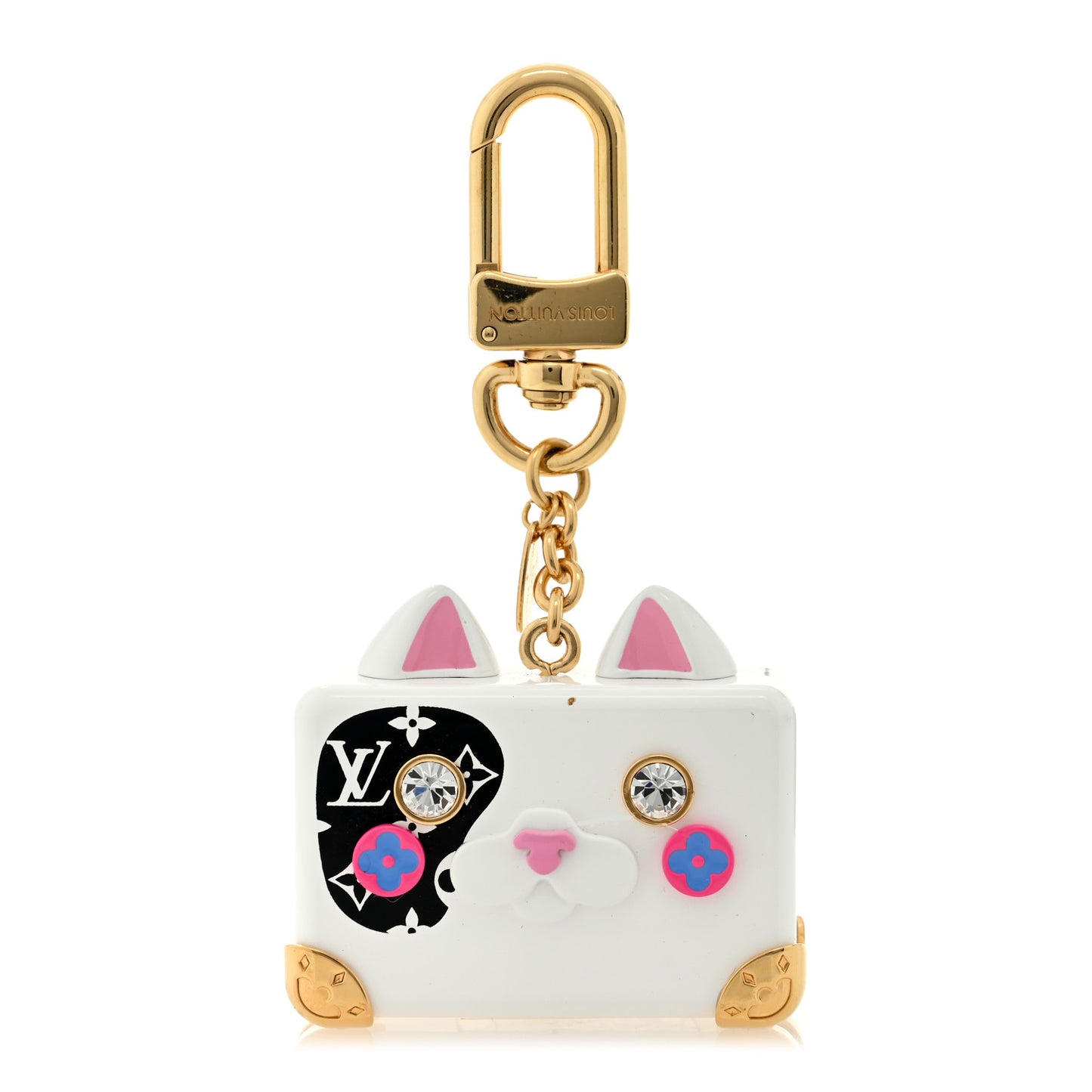 Resin Crystal Catrunk Bag Charm Keyring