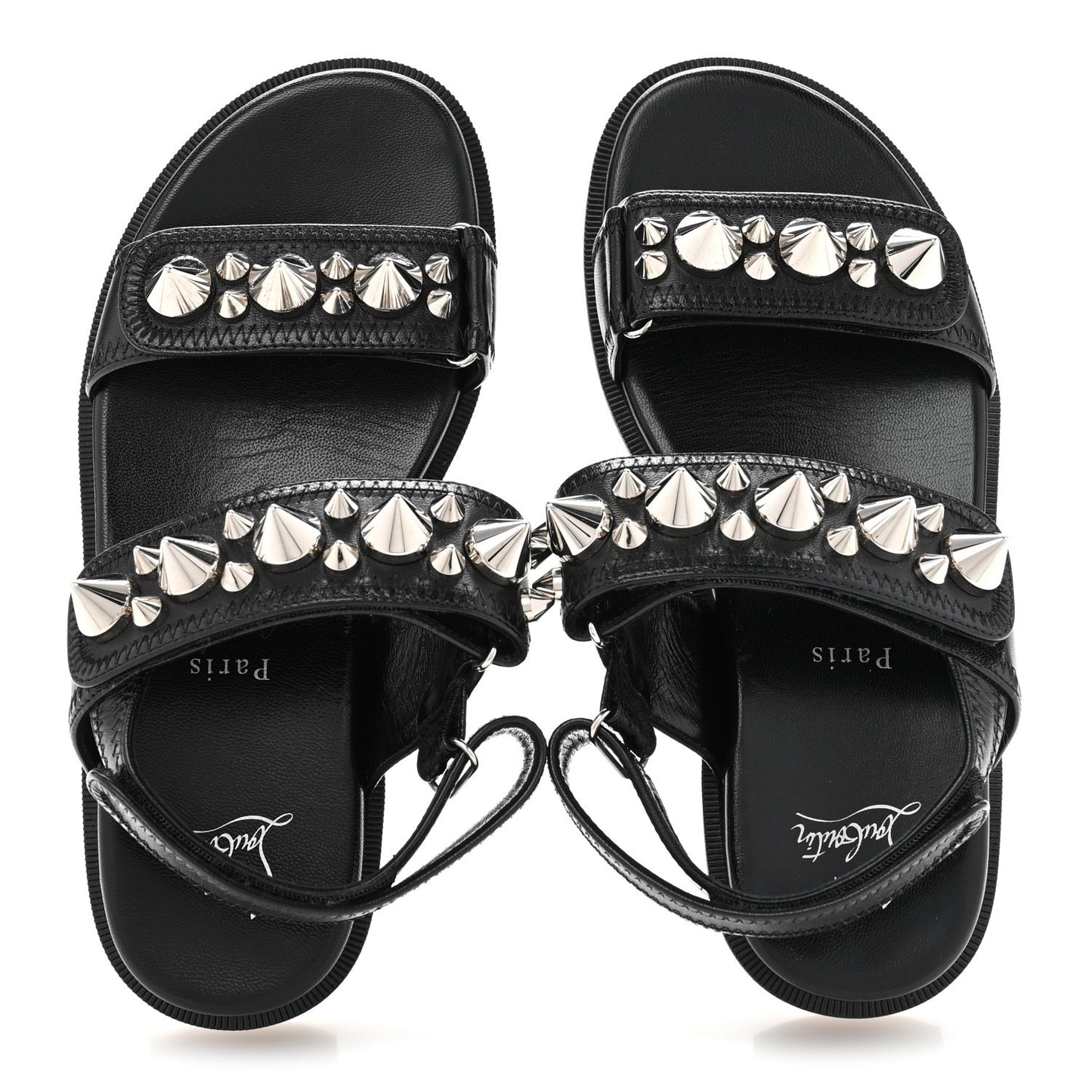 Nappa Spikita Cool Platform Sandals 37.5 Black