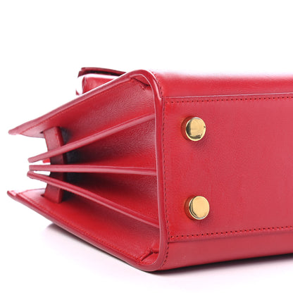 Saint Laurent Calfskin Nano Sac De Jour Lipstick Red 14 of 17