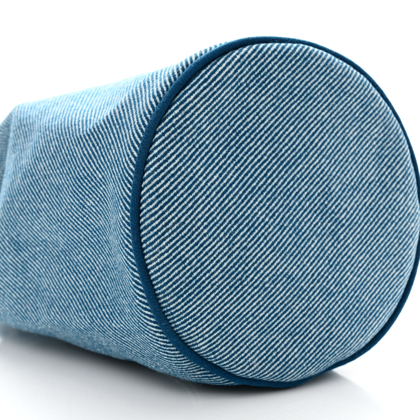 Toile H Canvas Les Cabanes Drawstring Duffle Bag Bleu Paon