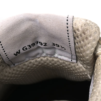 Chanel Fabric Laminated Calfskin Stretch CC Sneakers 39.5 White Silver 10 of 14