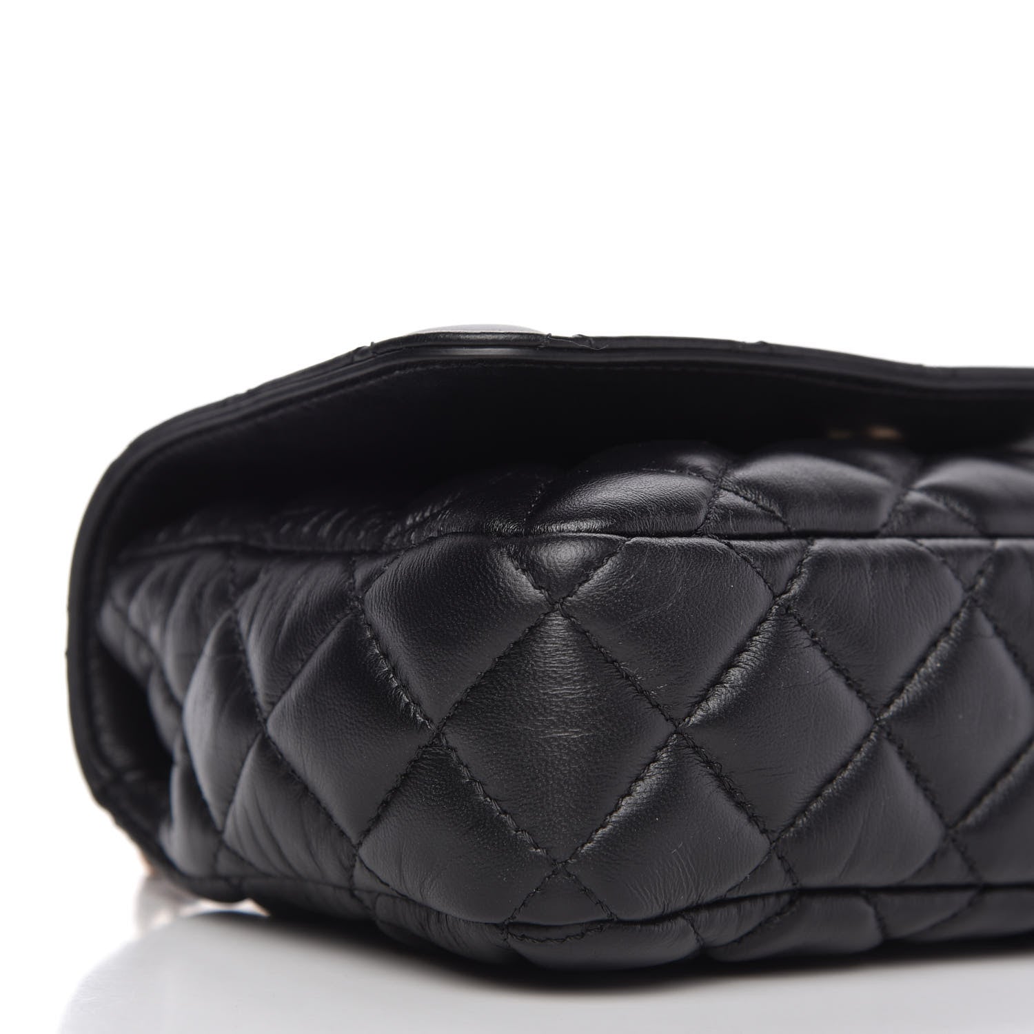 Versace Nappa Quilted Small Medusa Chain Crossbody Black 6 of 9