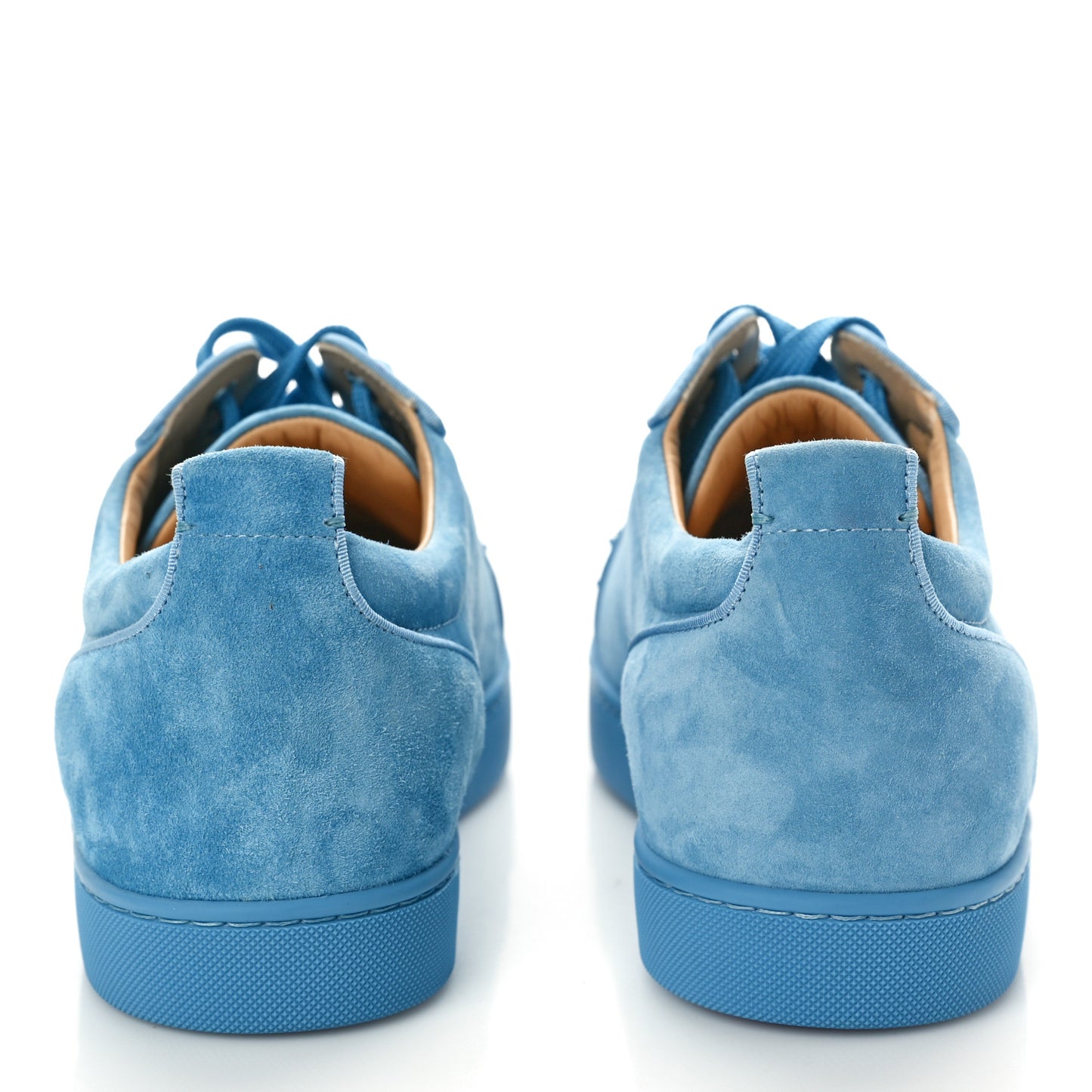 Veau Velours Mens Louis Junior Spikes Flat Sneakers 44.5 Blue
